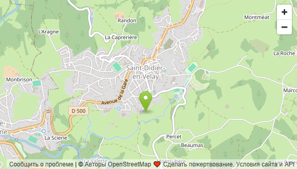 Carte — Saint-Victor-Malescours
